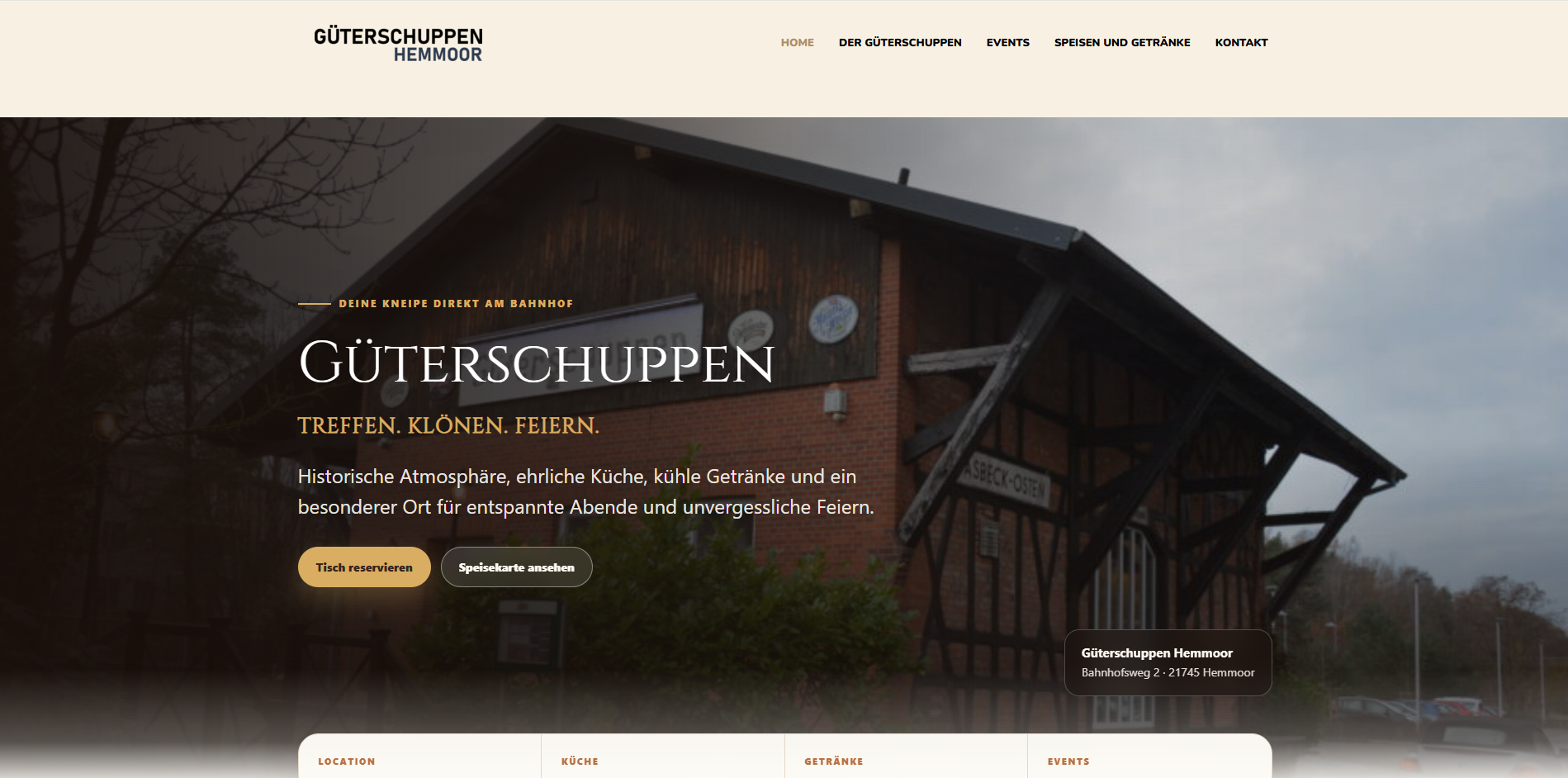 Webseite & Fotografie